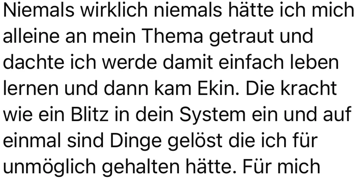 Kundenstimme zur tiefgreifenden Prozessarbeit mit Ekin.